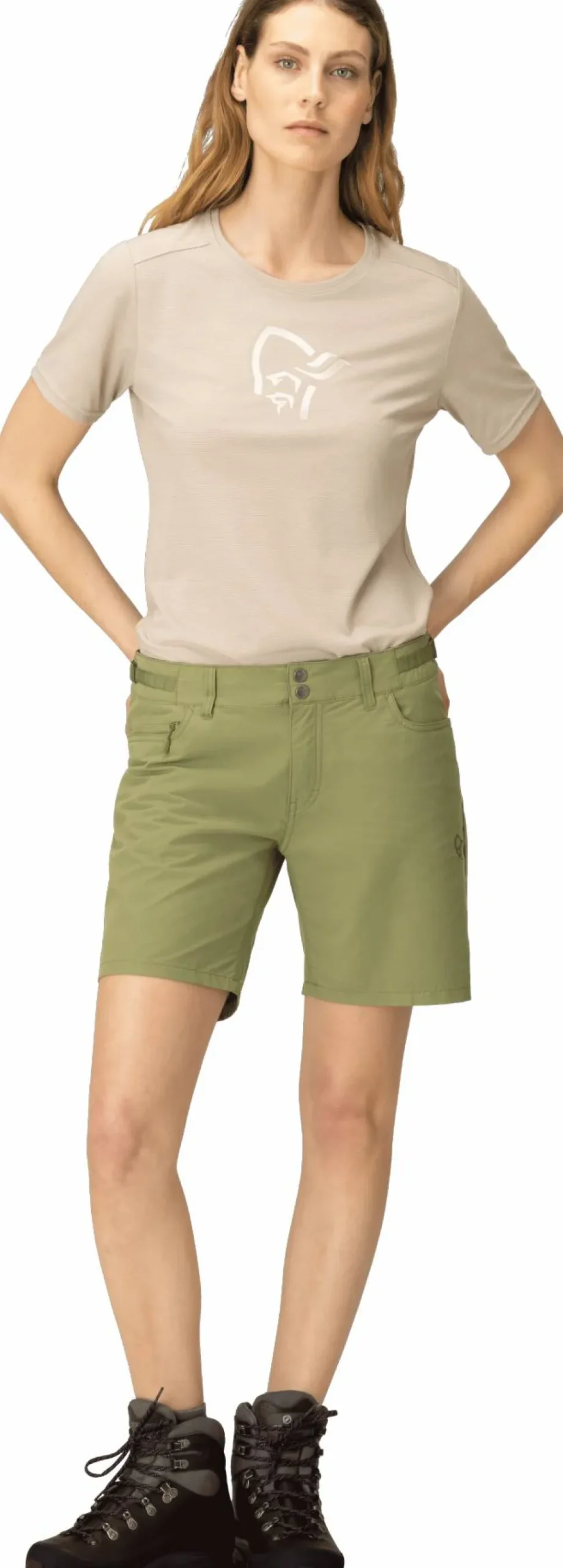 Norrøna Women's Femund Cotton Shorts Loden Green