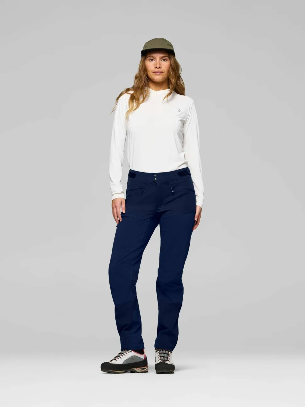 Norrøna Women's Femund Cotton Flex1 Light Pants Navy Blazer