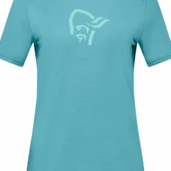 Norrøna Women's Femund Equaliser Merino T- Shirt Brittany Blue