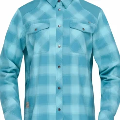 Norrøna Women's Femund Flannel Shirt Brittany Blue