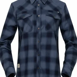 Norrøna Women's Femund Flannel Shirt Navy Blazer