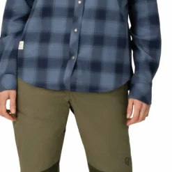 Norrøna Women's Femund Flannel Shirt Navy Blazer