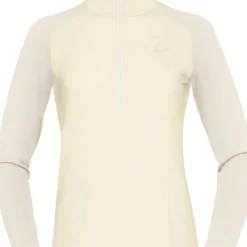 Norrøna Women's Femund PureUll Zip Neck Whisper White