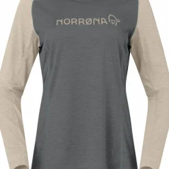 Norrøna Women's Fjørå Equaliser Lightweight Long Sleeve Beluga/Winter Twig