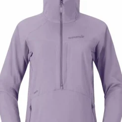 Norrøna Women's Møre Octa Zip Hood Purple Sage
