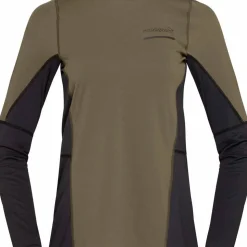 Norrøna Women's Senja Equaliser Lightweight Long Sleeve Olive Night