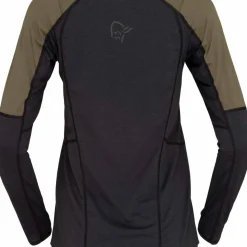Norrøna Women's Senja Equaliser Lightweight Long Sleeve Olive Night