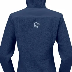 Norrøna Women's Trollveggen Warm3 Zip Hood Indigo Night