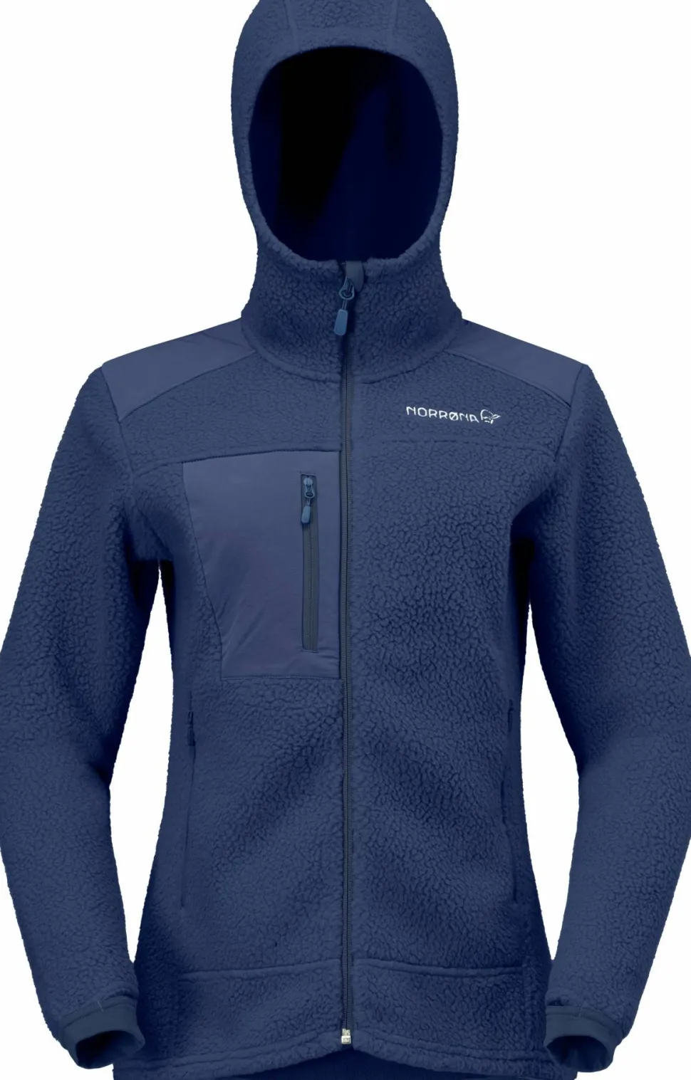 Norrøna Women's Trollveggen Warm3 Zip Hood Indigo Night
