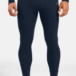 Odlo Men's Odlo Active Warm Base Layer Set Dark Sapphire - Skipper Blue