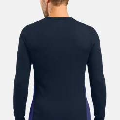 Odlo Men's Odlo Active Warm Base Layer Set Dark Sapphire - Skipper Blue