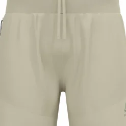 Odlo Men's Odlo X-Alp Trail 6 Inch 2-In-1 Short Agate Gray - Vetiver