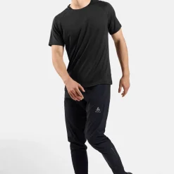 Odlo Men's T-Shirt Crew Neck S/S Essential 365 Black Melange