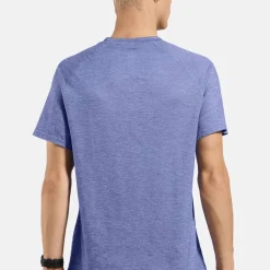 Odlo Men's T-Shirt Crew Neck S/S X-Alp Pw 115 Dazzling Blue Melange