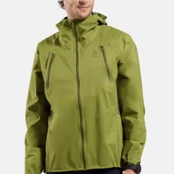 Odlo Men's X-Alp Waterproof Pro Jacket Guacamole