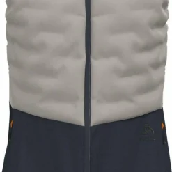 Odlo Men's Zeroweight Insulator Running Vest Silver Cloud/India Ink
