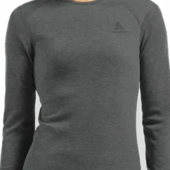 Odlo Women's Active Warm ECO Baselayer Shirt Odlo Steel Grey Melange