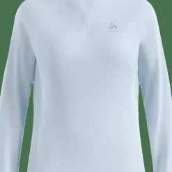 Odlo Women's Mid Layer Essential 1/2 Zip Baby Blue