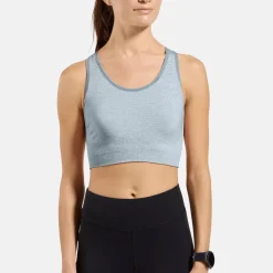 Odlo Women's Odlo Seamless Medium - Padded Sport Bra Baby Blue