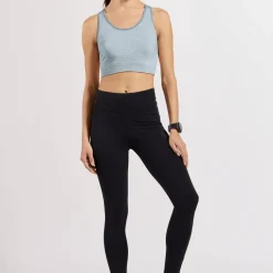 Odlo Women's Odlo Seamless Medium - Padded Sport Bra Baby Blue