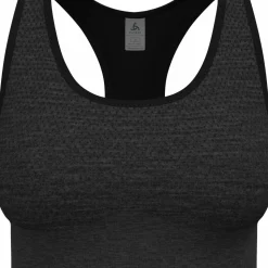 Odlo Women's Odlo Seamless Medium - Padded Sport Bra Black Melange
