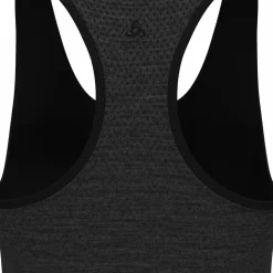 Odlo Women's Odlo Seamless Medium - Padded Sport Bra Black Melange