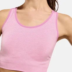 Odlo Women's Odlo Seamless Medium - Padded Sport Bra Hyper Pink Melange