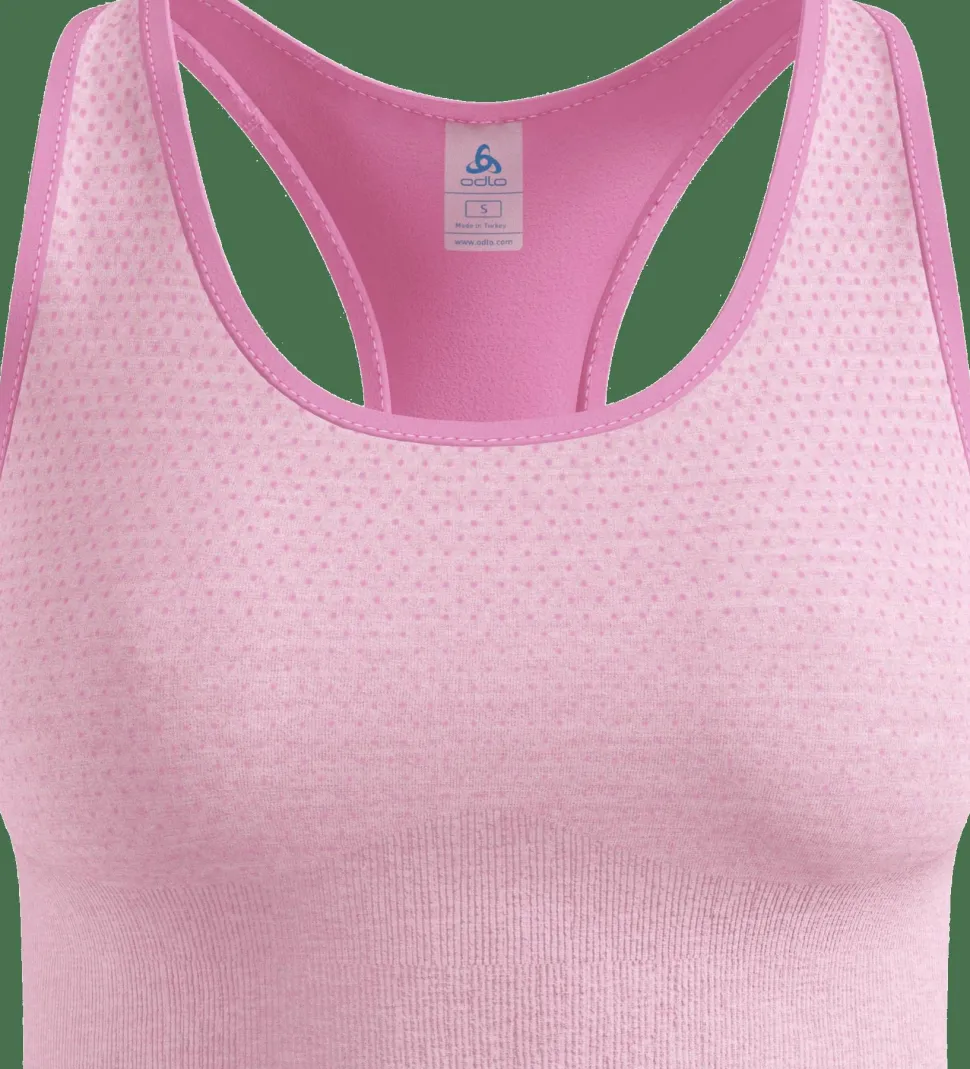 Odlo Women's Odlo Seamless Medium - Padded Sport Bra Hyper Pink Melange