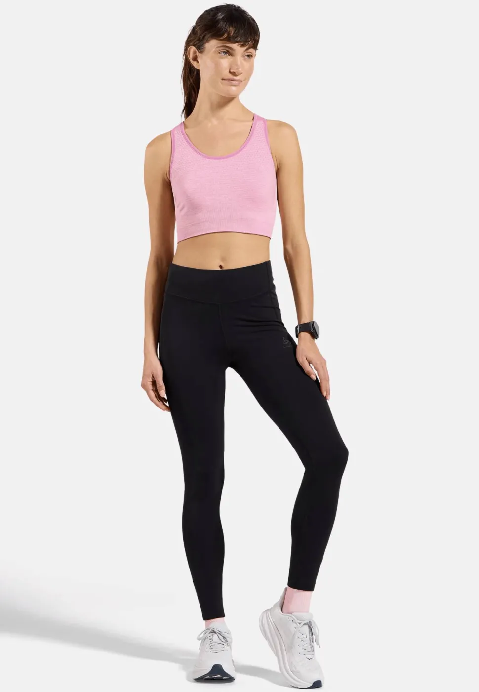 Odlo Women's Odlo Seamless Medium - Padded Sport Bra Hyper Pink Melange