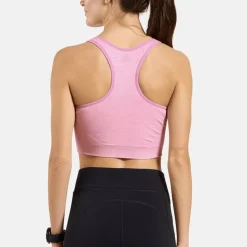 Odlo Women's Odlo Seamless Medium - Padded Sport Bra Hyper Pink Melange