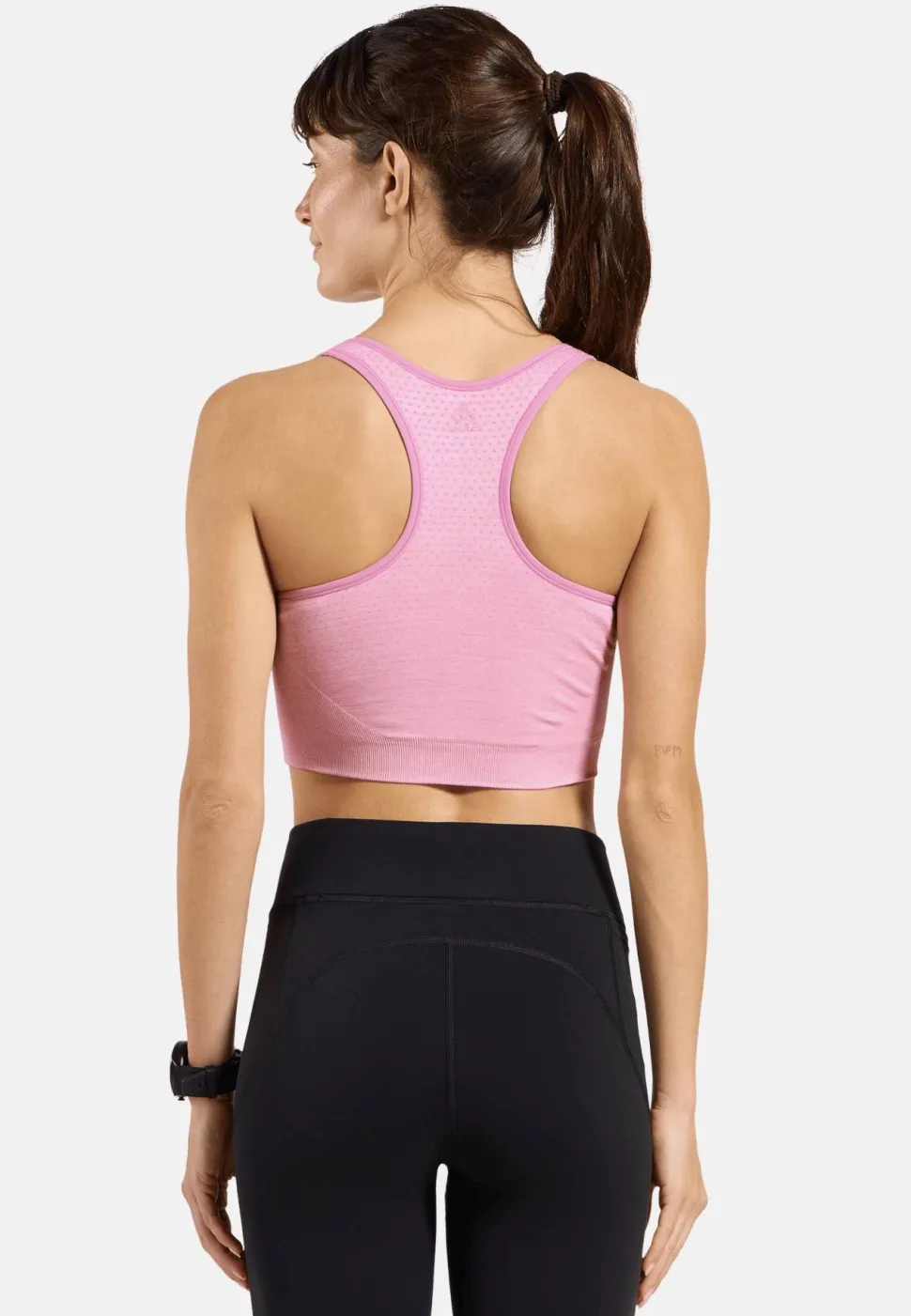 Odlo Women's Odlo Seamless Medium - Padded Sport Bra Hyper Pink Melange