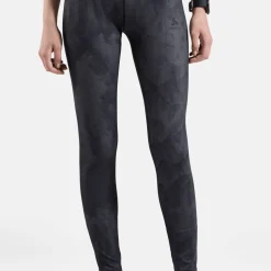 Odlo Women's Tights Zeroweight Print Black