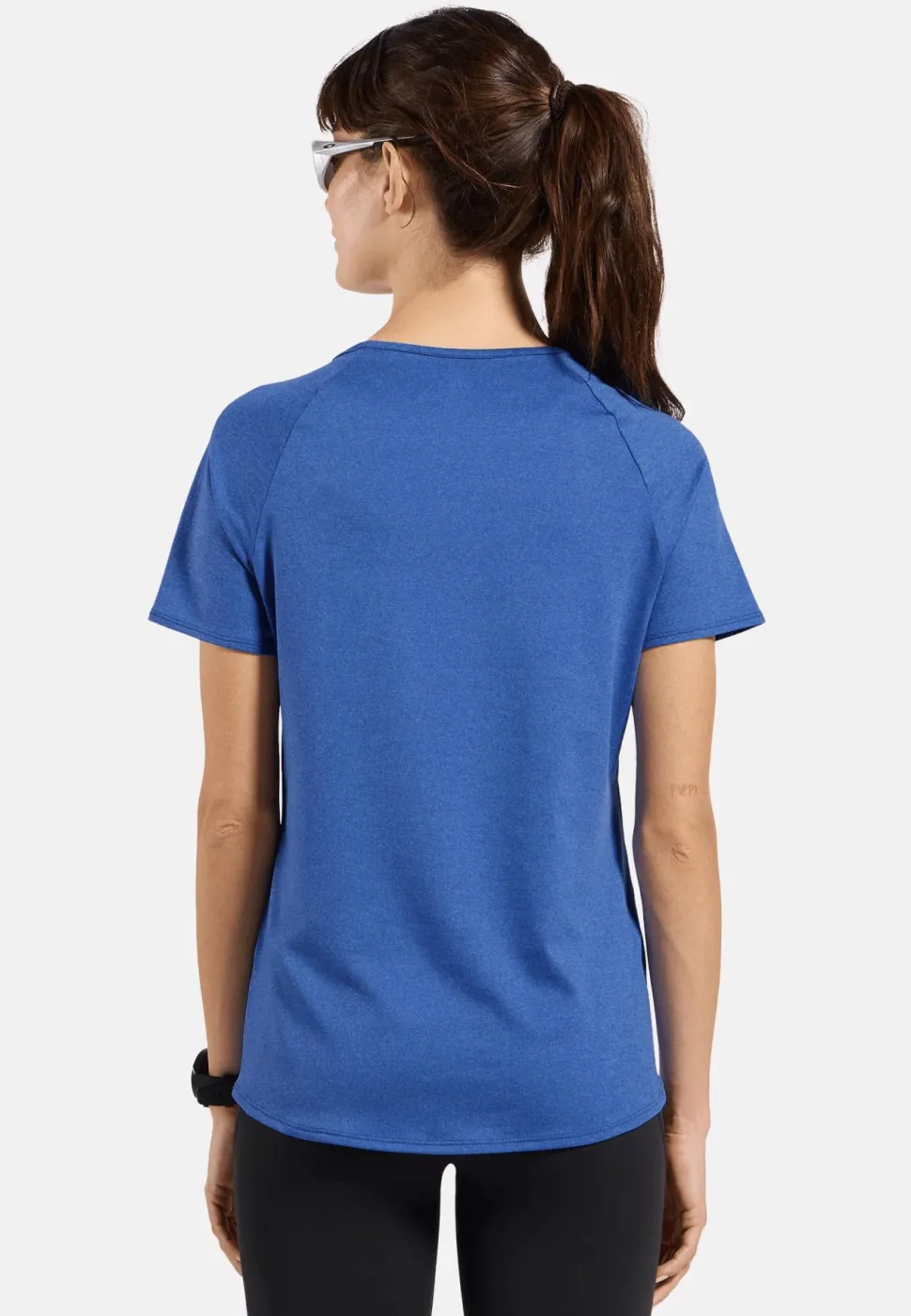 Odlo Women's T-Shirt Crew Neck S/S Essential 365 Dazzling Blue Melange