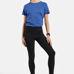 Odlo Women's T-Shirt Crew Neck S/S Essential 365 Dazzling Blue Melange