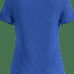 Odlo Women's T-Shirt Crew Neck S/S Essential 365 Dazzling Blue Melange