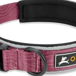 OllyDog Flagstaff Reflective Comfort Collar Rosewood