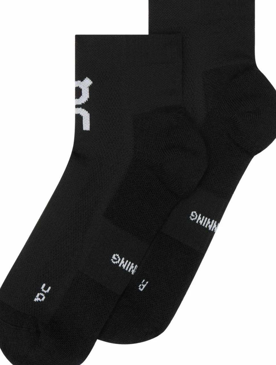 On Core Run Sock Mid 2P Black