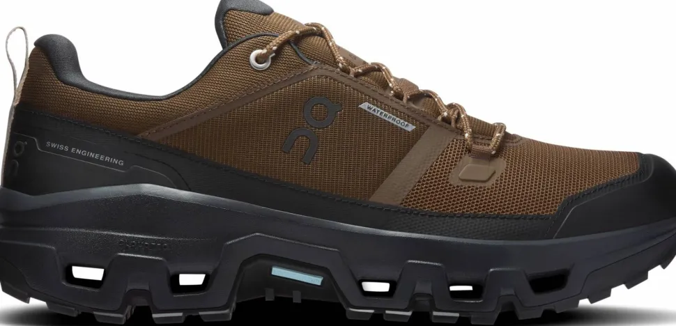 On Men's Cloudrock Low Waterproof Earth/Black