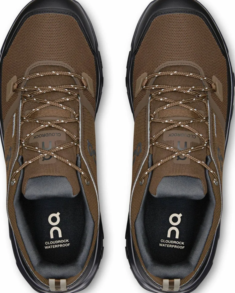 On Men's Cloudrock Low Waterproof Earth/Black