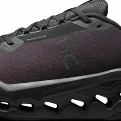 On Men's Cloudsurfer Trail 2 Waterproof Black/Black