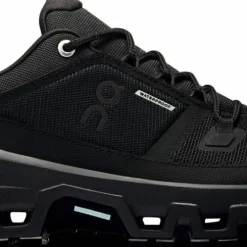 On Women's Cloudrock Low Waterproof Black/Black