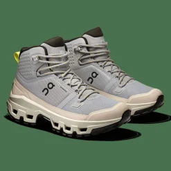 On Women's Cloudrock Mid Waterproof Alloy/Ice