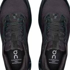 On Women's Cloudsurfer Trail 2 Waterproof Black/Black