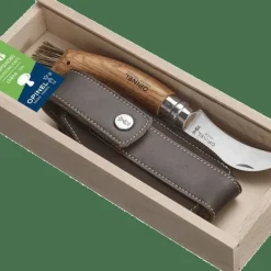 Opinel Pencil case No08 Mushroom + sheath Oak Wood
