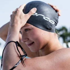 Orca Silicone Swim Cap Black