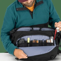 Osprey Metron 18 Messenger Black/Anchor Blue