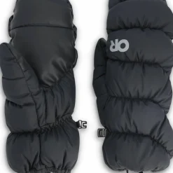 Outdoor Research Men's Coldfront Down Mitts Solid Black