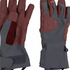 Outdoor Research Men's Extravert Gloves Charcoal/Brick