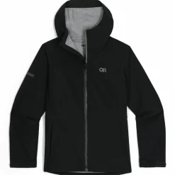 Outdoor Research Women's Stratoburst Stretch Rain Jacket Black