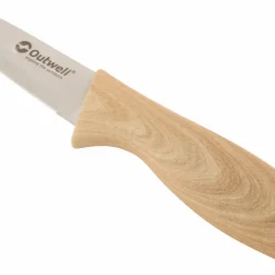 Outwell Caldas Knife Set Wide Cutting Board Black